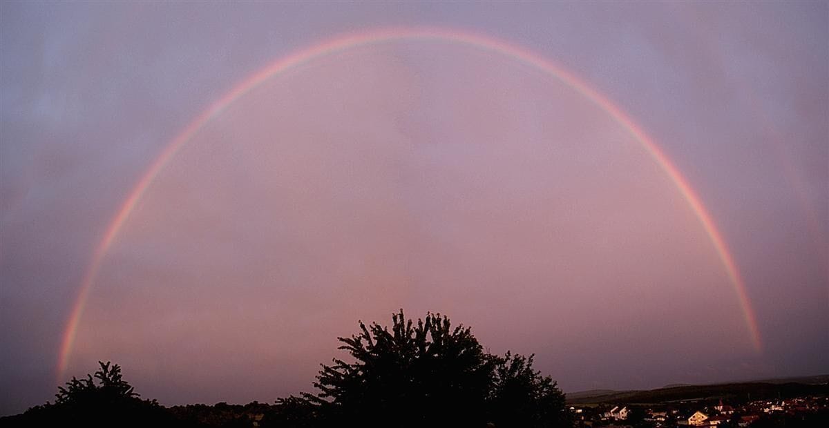 Regenbogen über Ellmendingen