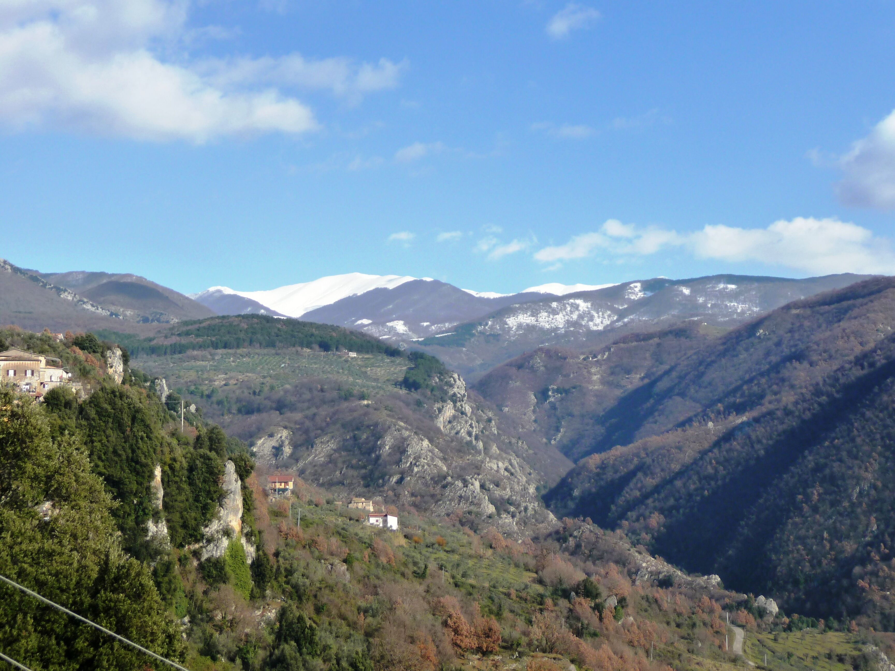 I monti Ernici visti da Collepardo
