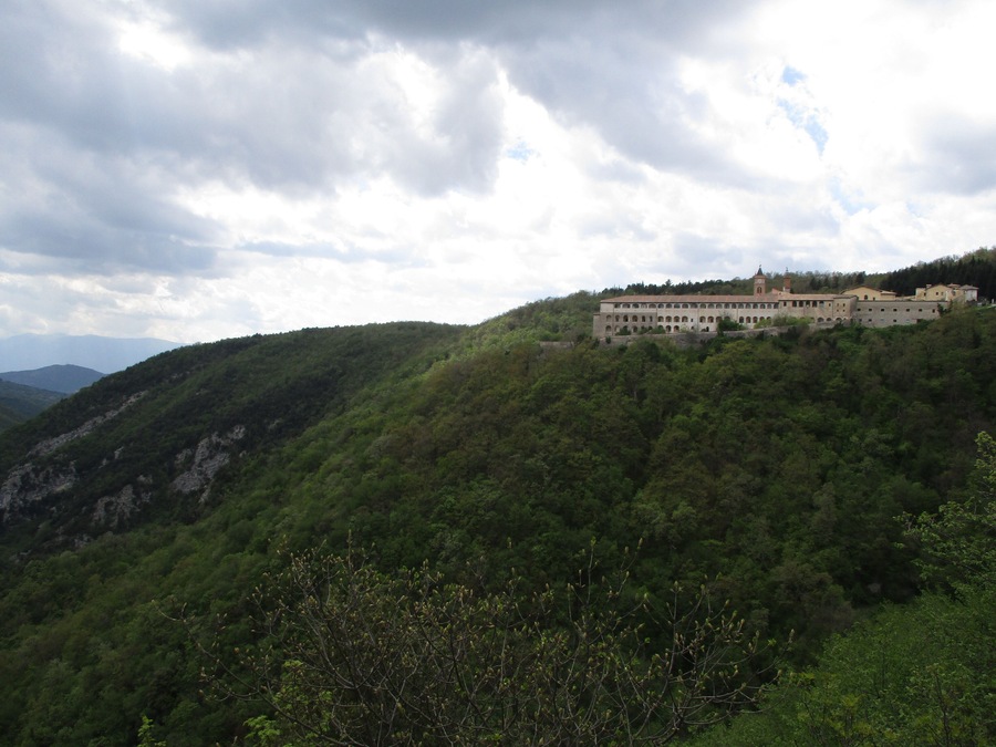Veduta della certosa di Trisulti