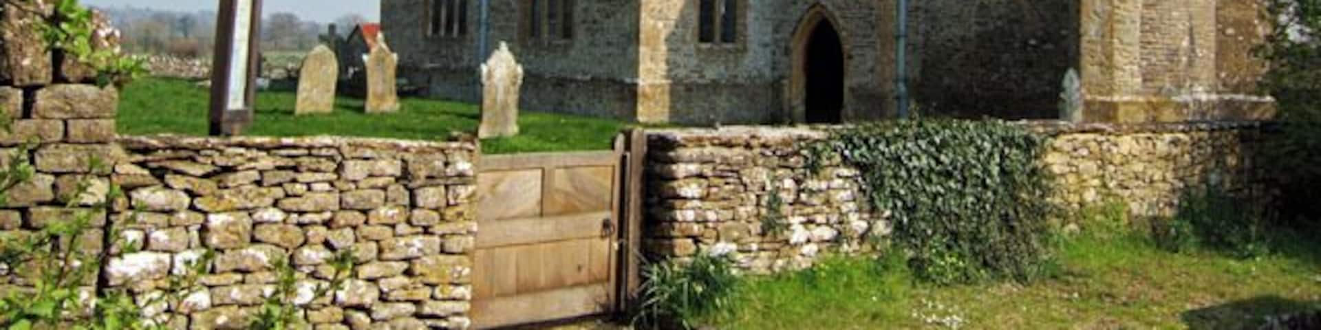 St Lawrence's parish church, Folke, Dorset, seen from the northwest