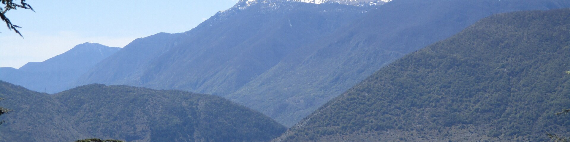 La cima del monte Viglio innevata