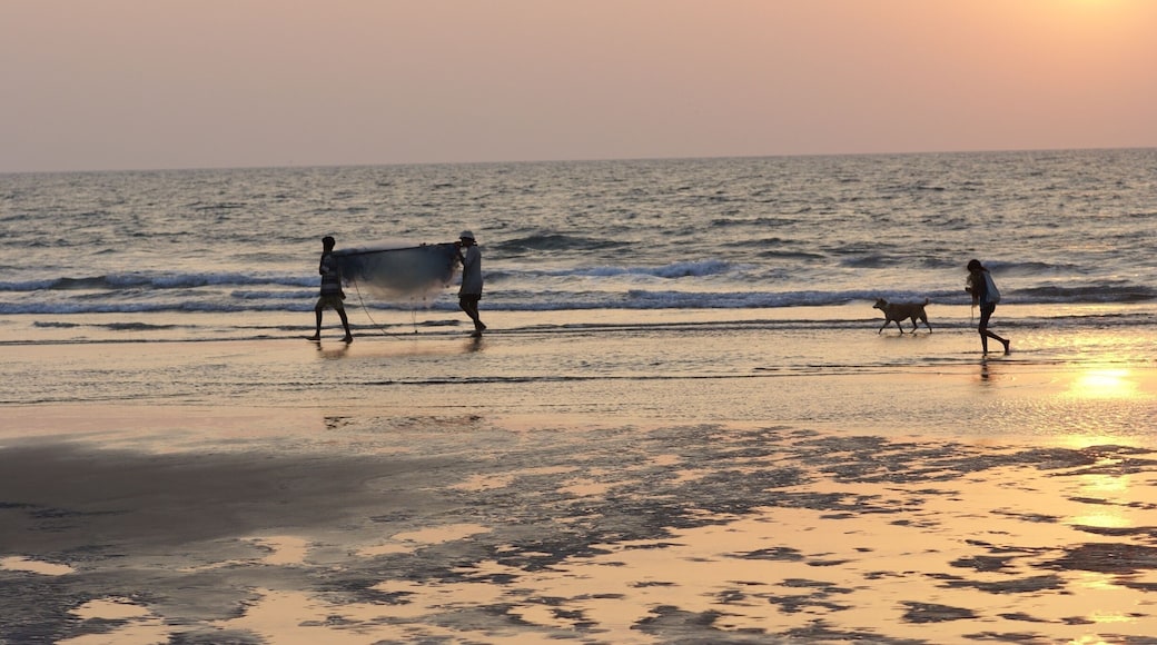 Fishermen after a long day's work