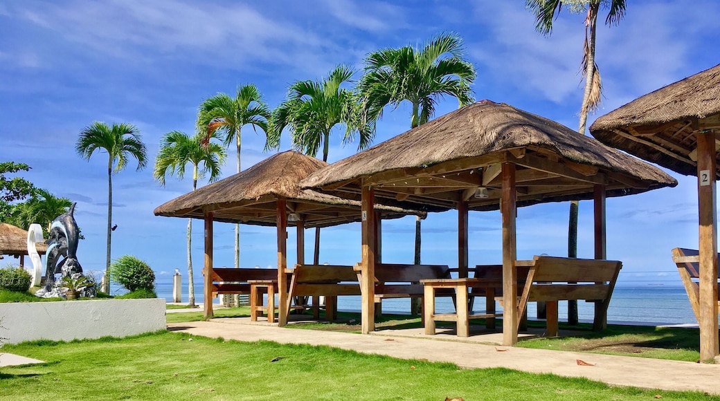 smell the fresh 😘😘😘 #fresh #green #tree #grass #blue #sky #brown #cottage #shadow