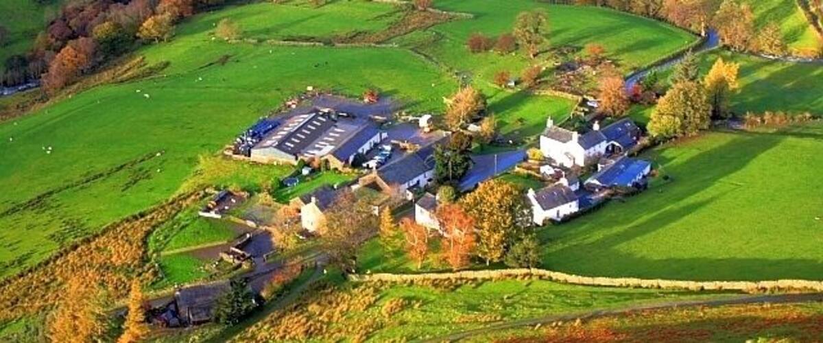 Little Town from Knott End, near to Little Town, Cumbria, Great Britain.
