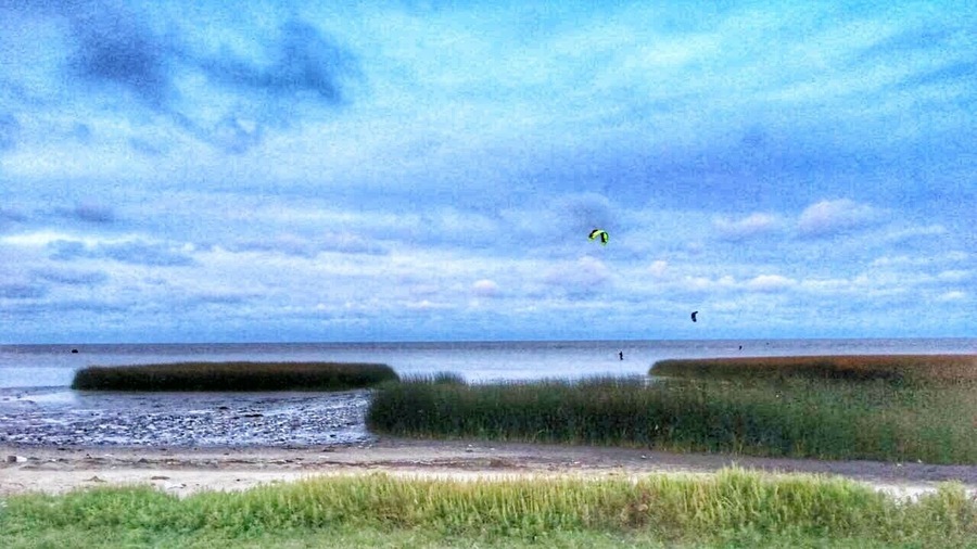 Kite en el río