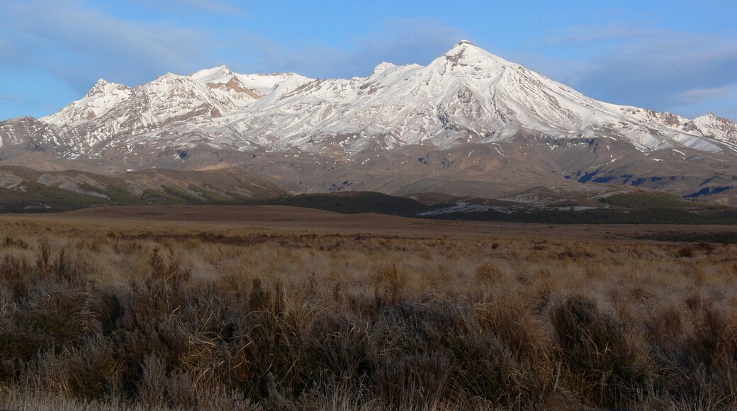 Mt Ruapehu shot from the Desert Rd 5 kms North of Waiouru.
