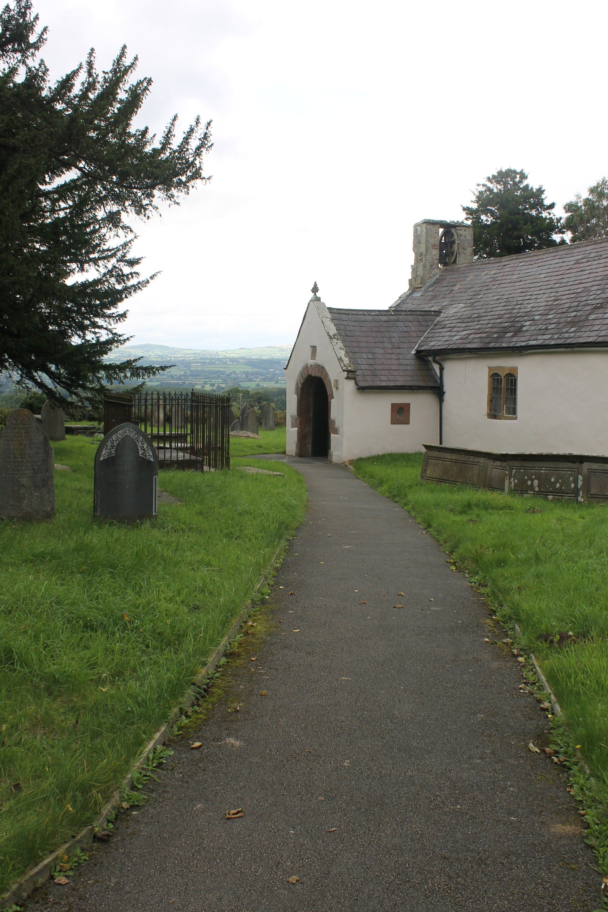 Church of St Cwyfan, Llangwyfan near Llandyrnog, Denbighshire, Wales. Grade: II* Date Listed: 19 July 1966 Cadw Building ID: 749