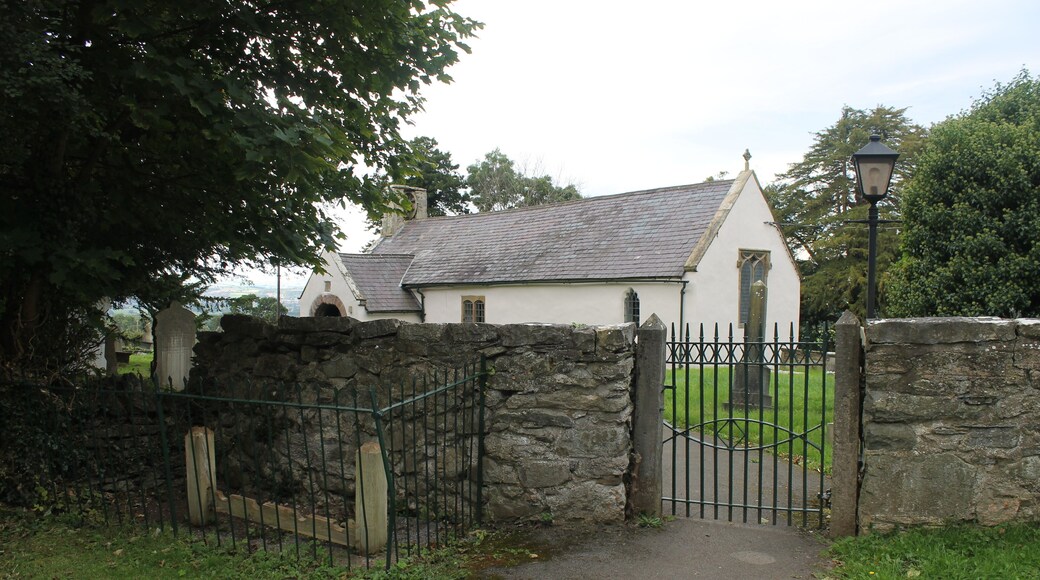 Church of St Cwyfan, Llangwyfan near Llandyrnog, Denbighshire, Wales. Grade: II* Date Listed: 19 July 1966 Cadw Building ID: 749