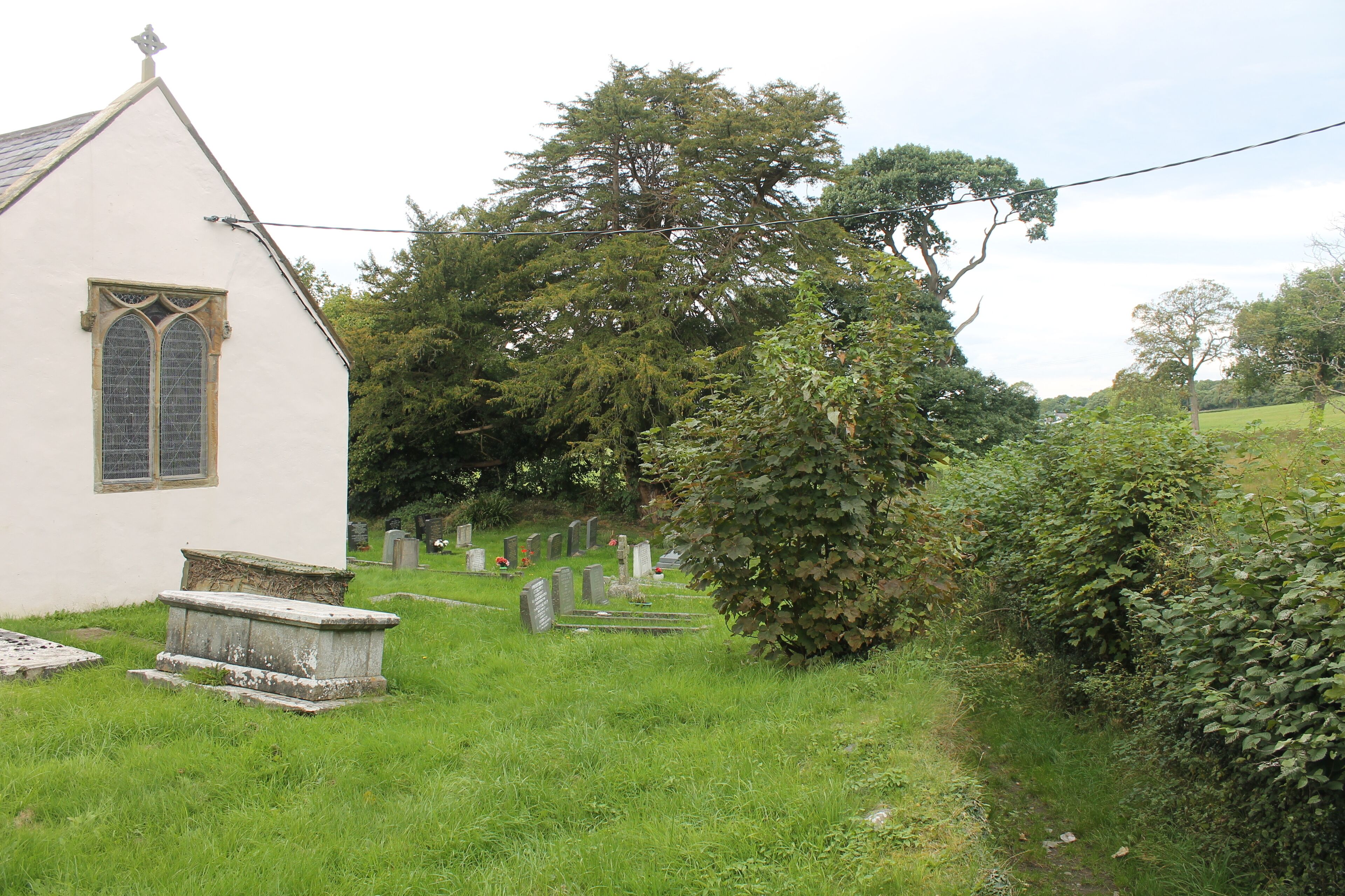 Church of St Cwyfan, Llangwyfan near Llandyrnog, Denbighshire, Wales. Grade: II* Date Listed: 19 July 1966 Cadw Building ID: 749