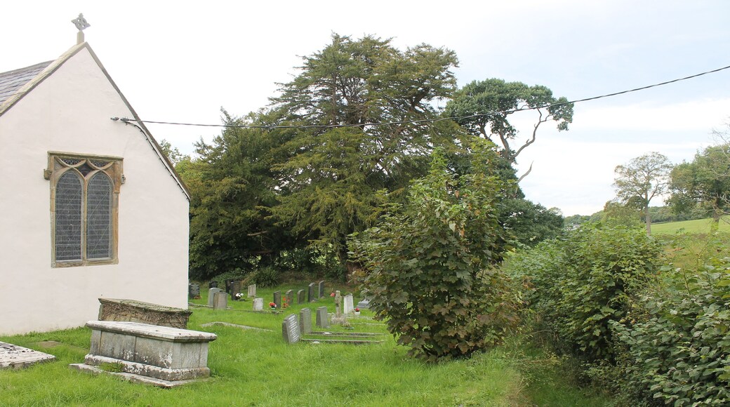 Church of St Cwyfan, Llangwyfan near Llandyrnog, Denbighshire, Wales. Grade: II* Date Listed: 19 July 1966 Cadw Building ID: 749