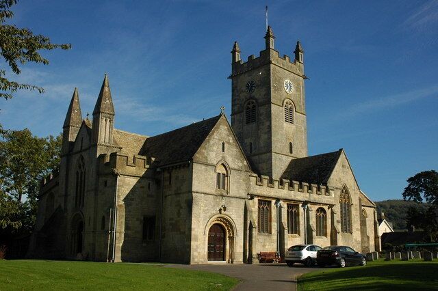Bishop's Cleeve Church St. Michael & All Angel's Church, Bishop's Cleeve viewed from the south-west.