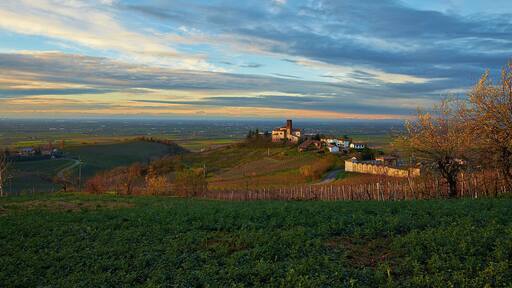 Tramonto sulla frazione Chiesa