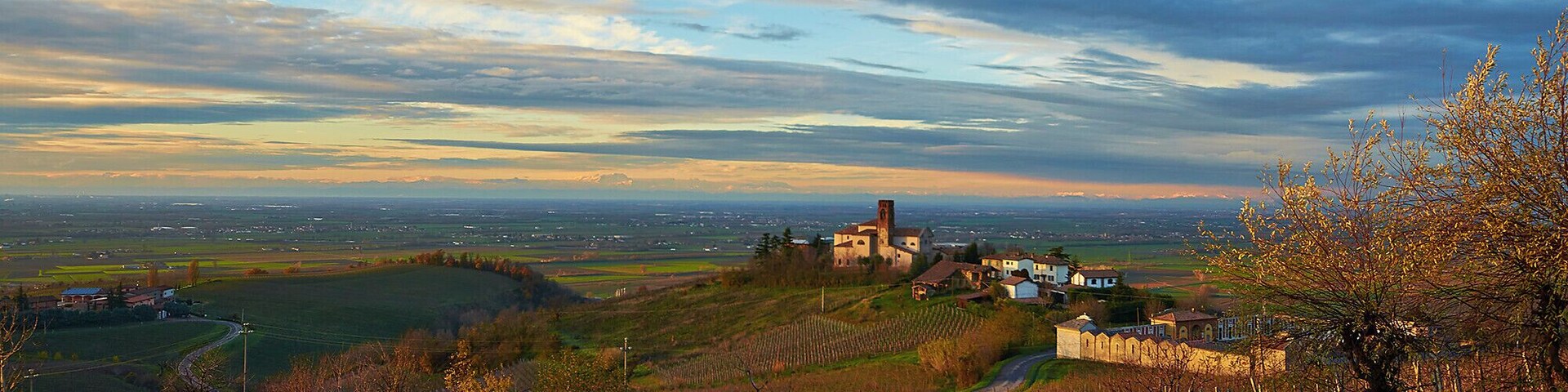 Tramonto sulla frazione Chiesa