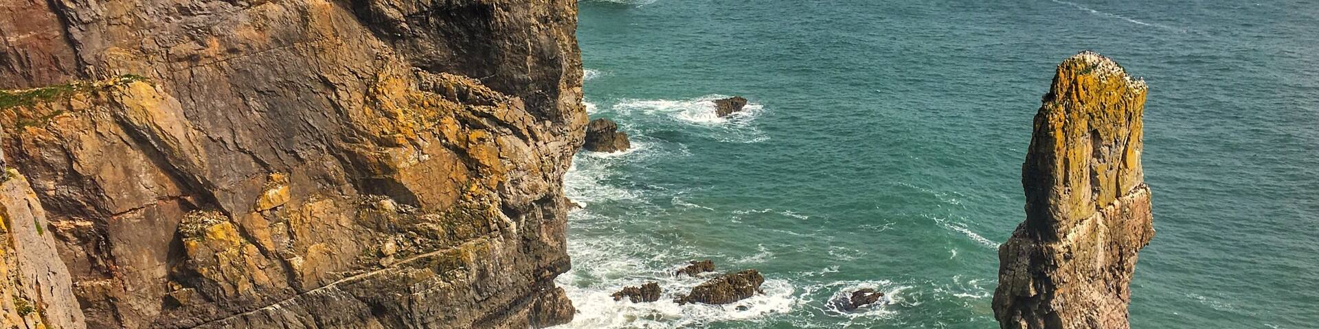 Pembrokeshires Coast National Park, Pembrokeshires, Wales #red #travel #water #hiking #nationalpark