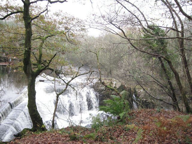Dolanog Falls weir