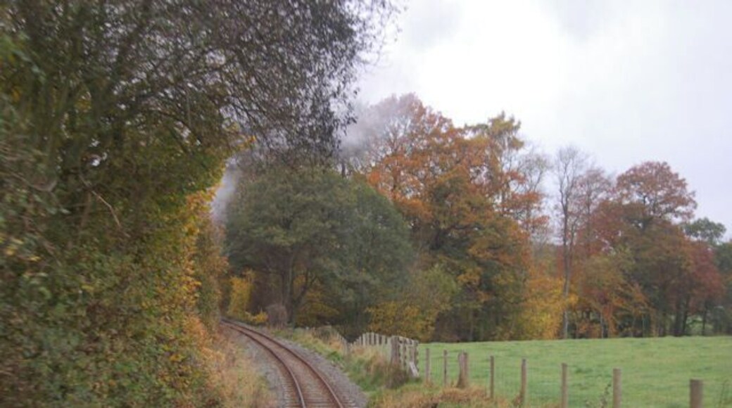 Curve near Pen y Coed