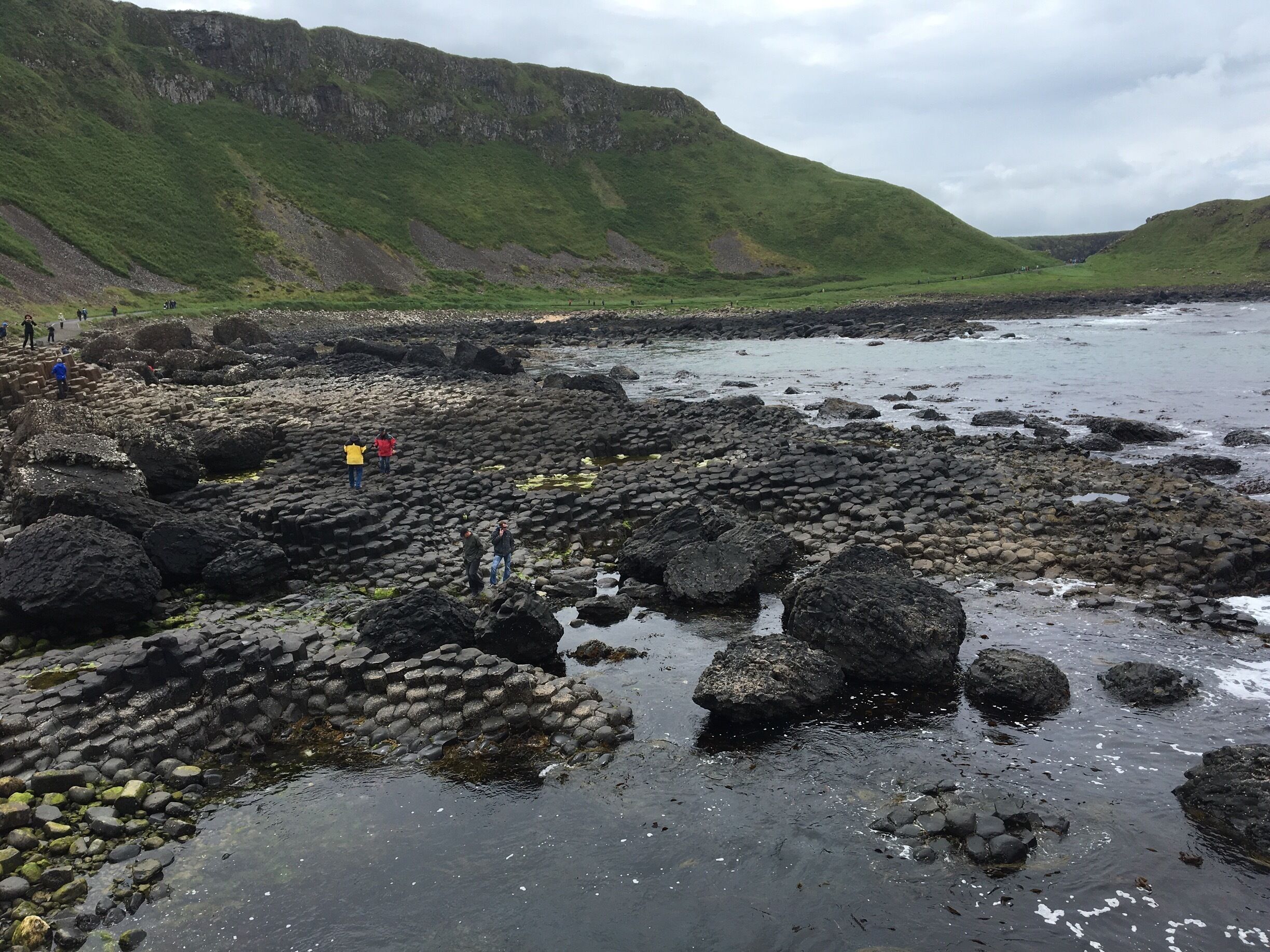 Giants Causeway - where the Giant crossed the sea