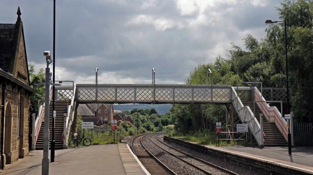 Footbridge, Ruabon railway station