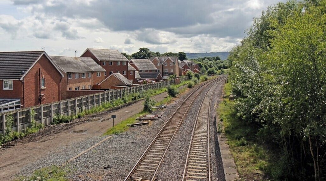 Towards Chirk, Ruabon railway station
