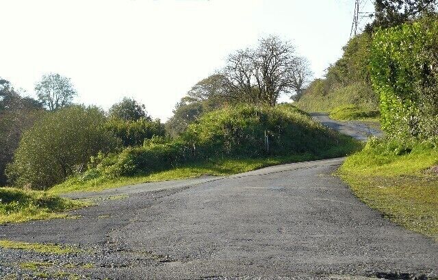 Farm entrance The entrance to Talfan Farm.