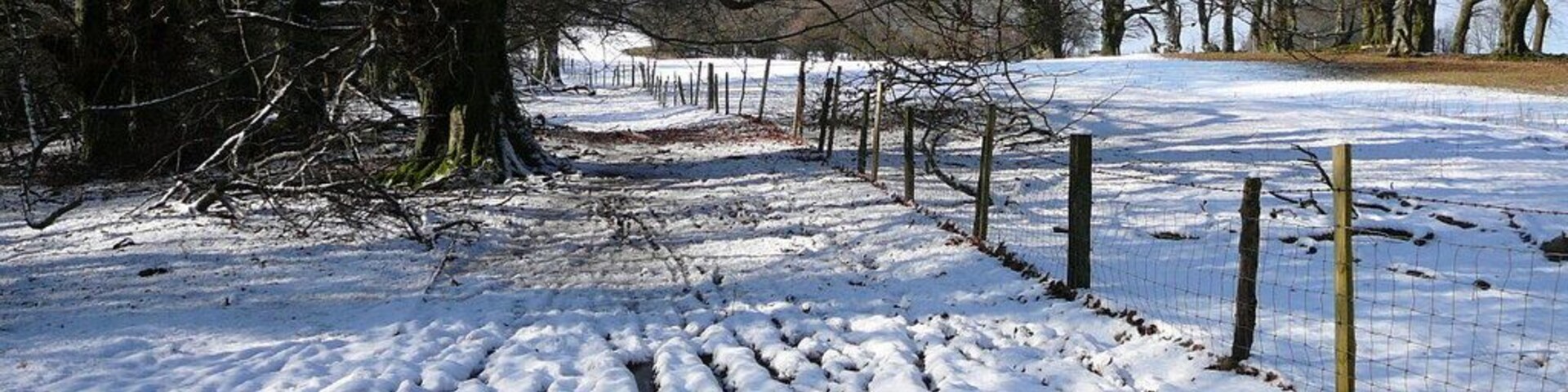 On the Rhymney Valley Ridgeway Footpath southwest of Rudry.