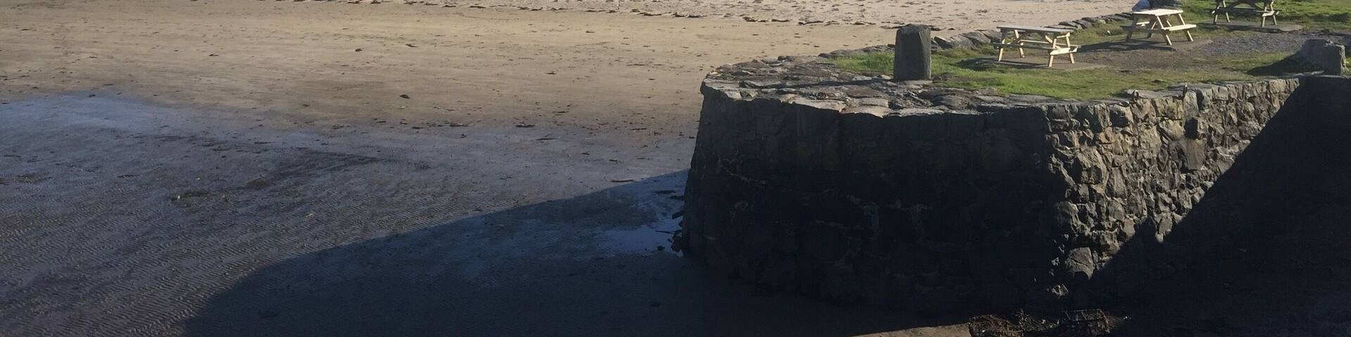 Mountains and beach from Trefor harbour. #sea #mountains #northwales #wales