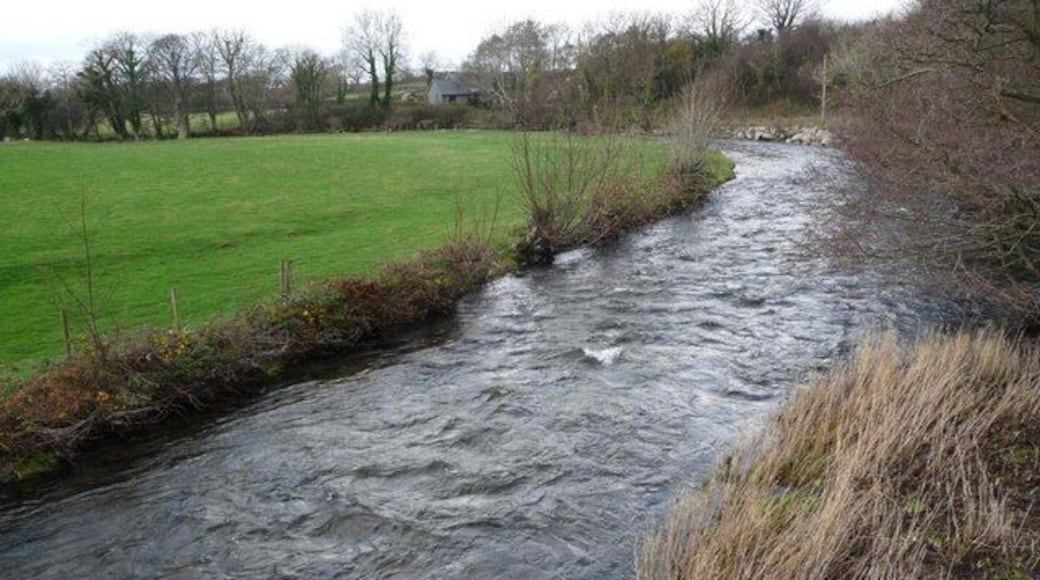 Afon Gwyrfai, downstream from Pont Faen