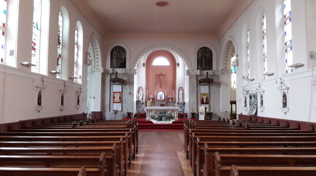 St Winefride's Catholic Church , founded by the Society of Jesus, administered by the Vocationist Fathers, in Holywell, Wales