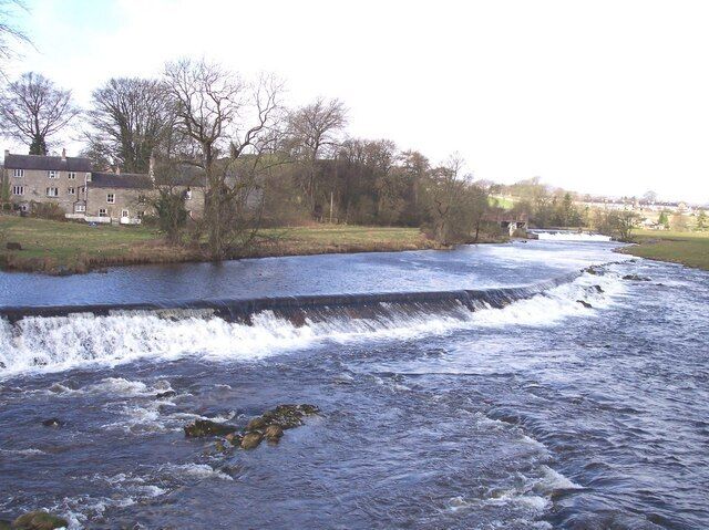 Weir at Linton on River Wharfe