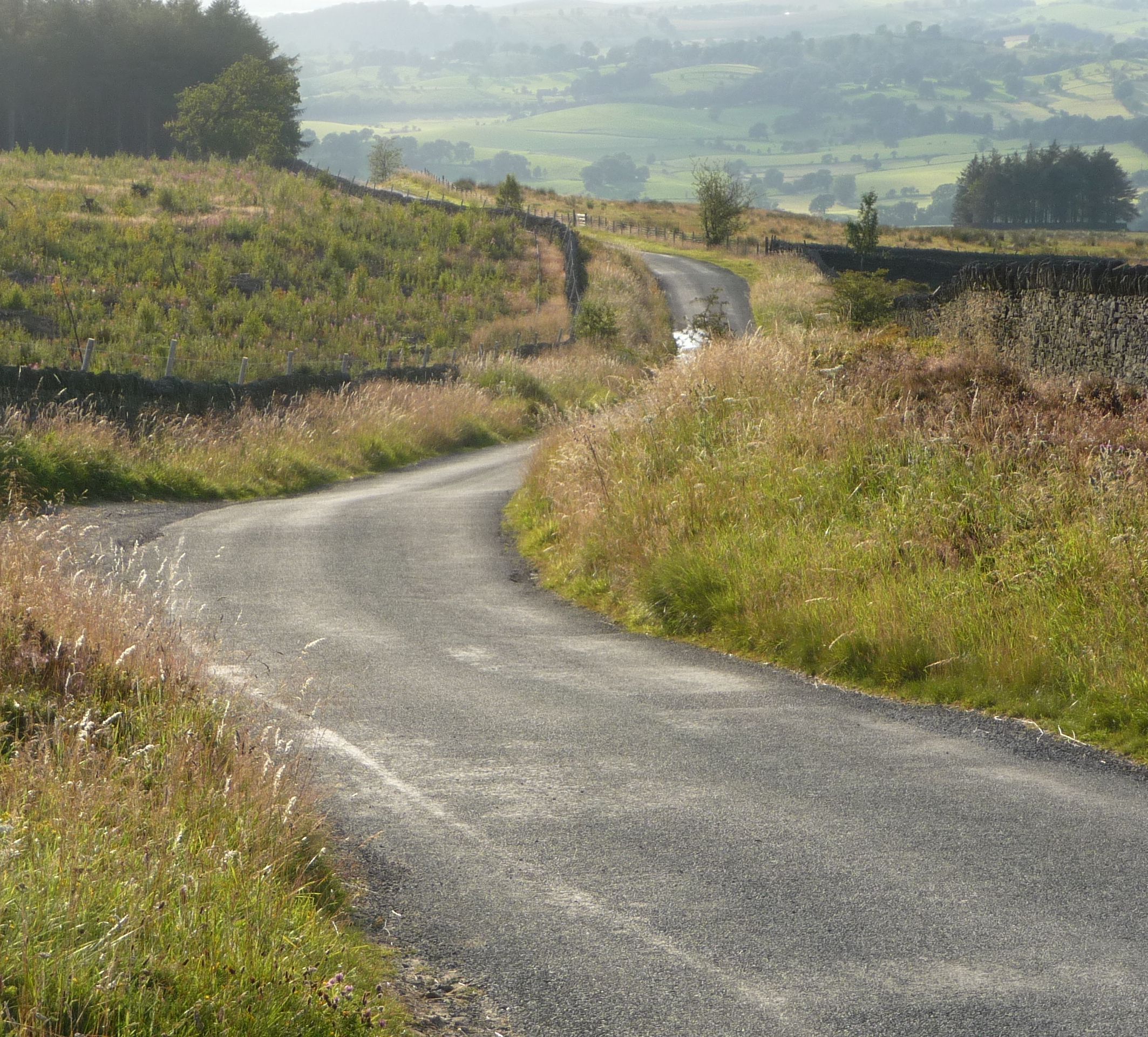winding road to Elslack