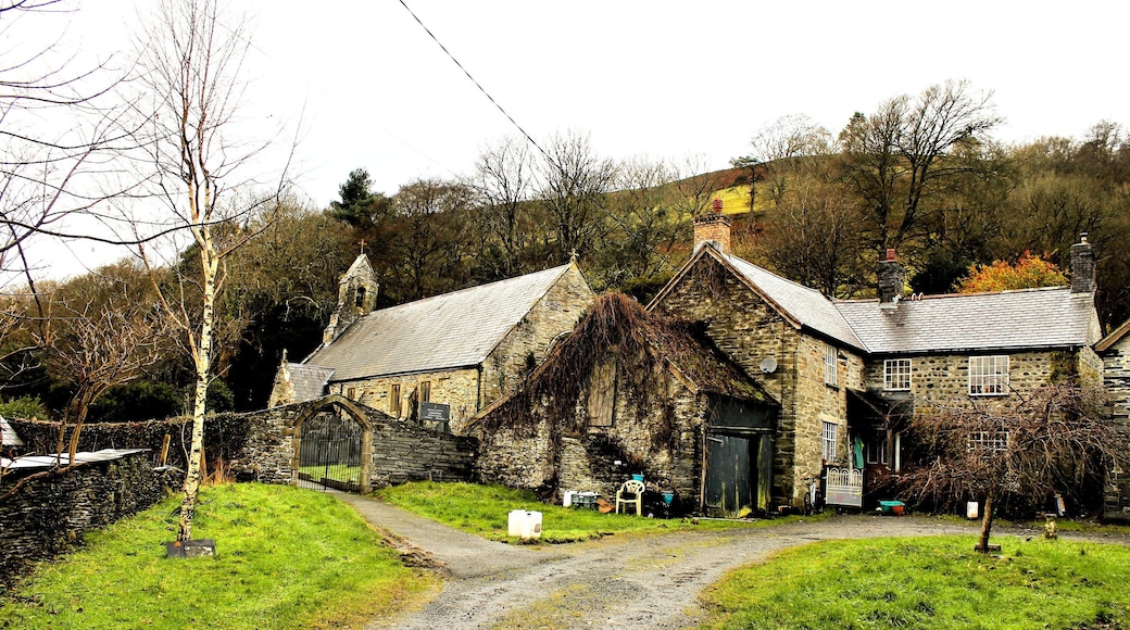 Church of St Ust and St Dyfrig, Llanwrin, Powys, Cymru Wales