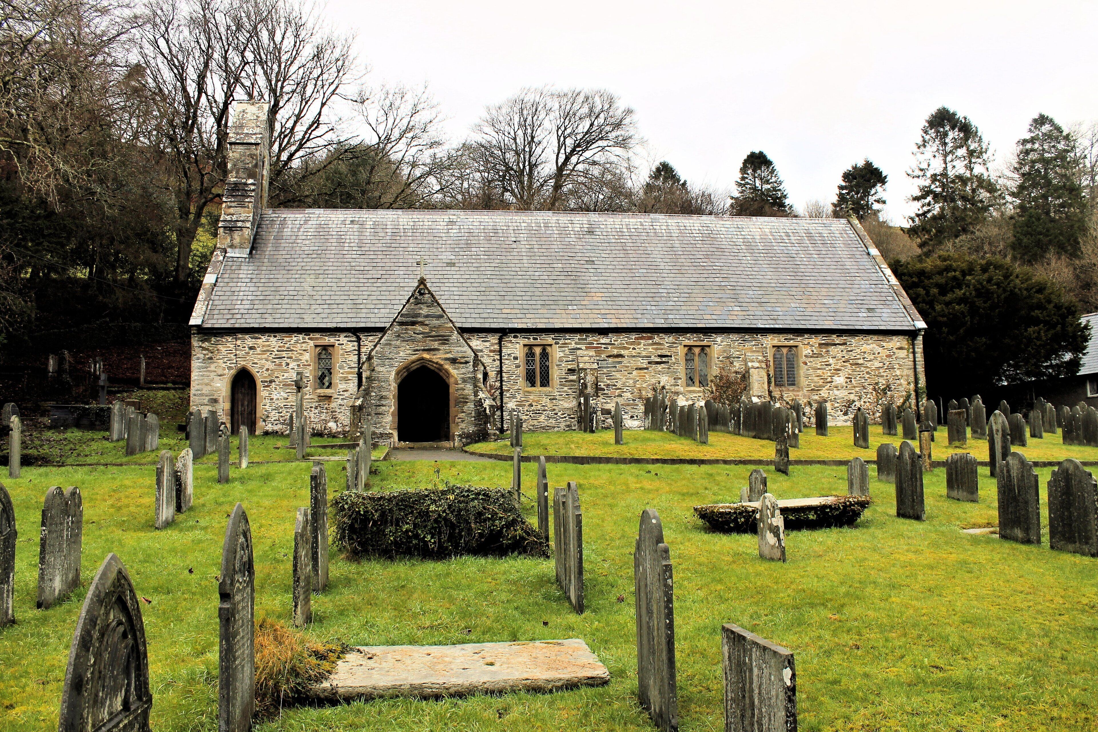 Church of St Ust and St Dyfrig, Llanwrin, Powys, Cymru Wales