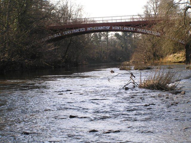 Abermule "The Second Ironbridge", looking upstream