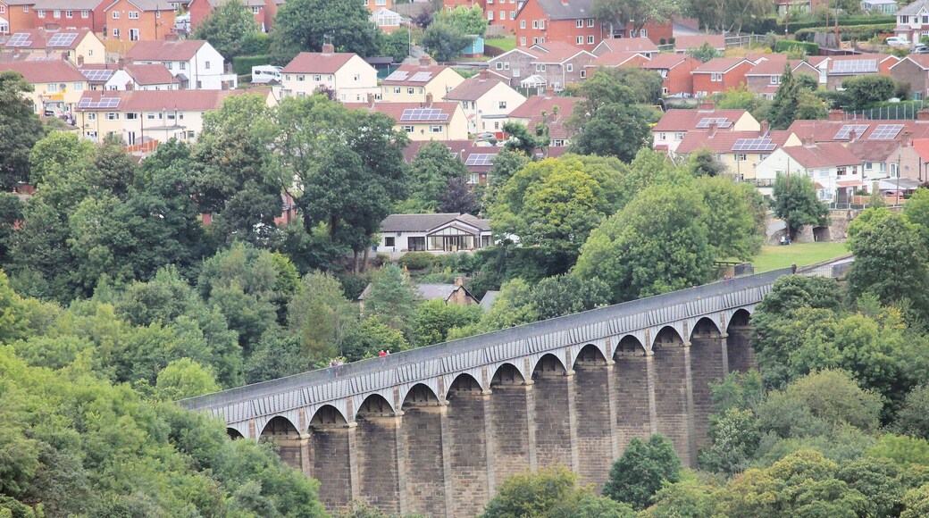 from the panorama Road; Denbighshire, North Wales. World heritage Site.