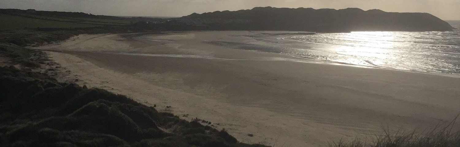 Beautiful Llanmadoc beach on the Gower coast #BeachBound