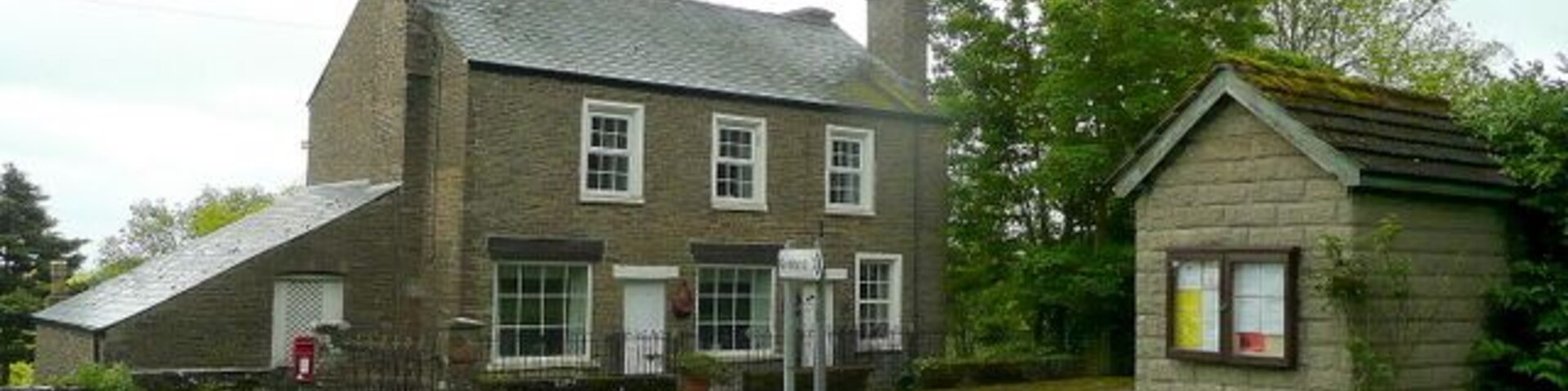 Old Post Office, Cross Ash Converted to a private house by the B4521.