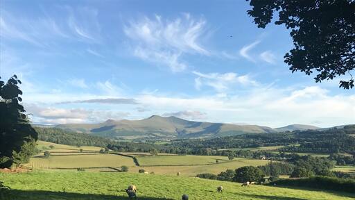 This is right on my doorstep-a beautiful long walk with my dog overlooking the Beacons! #TakeAHike