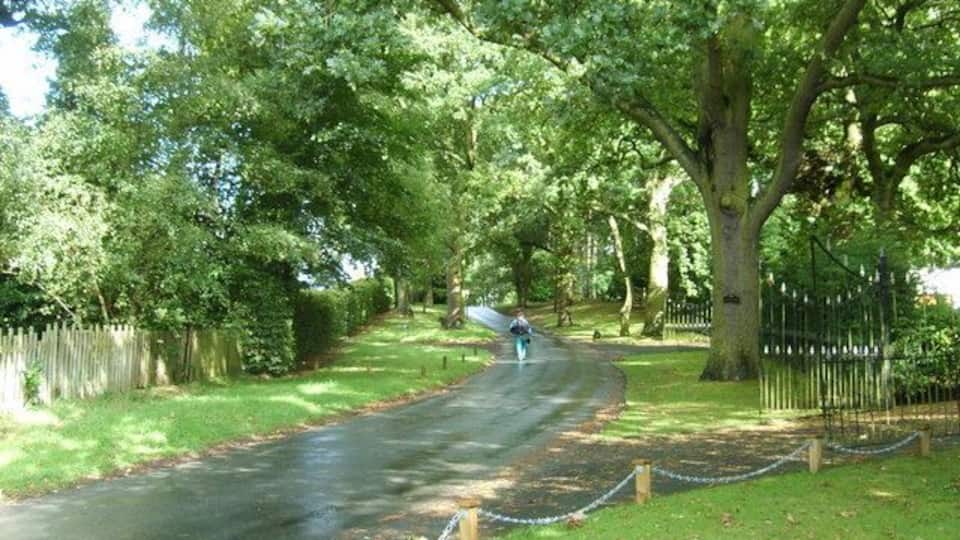 Newwood Lane The Lane near Blakedown.