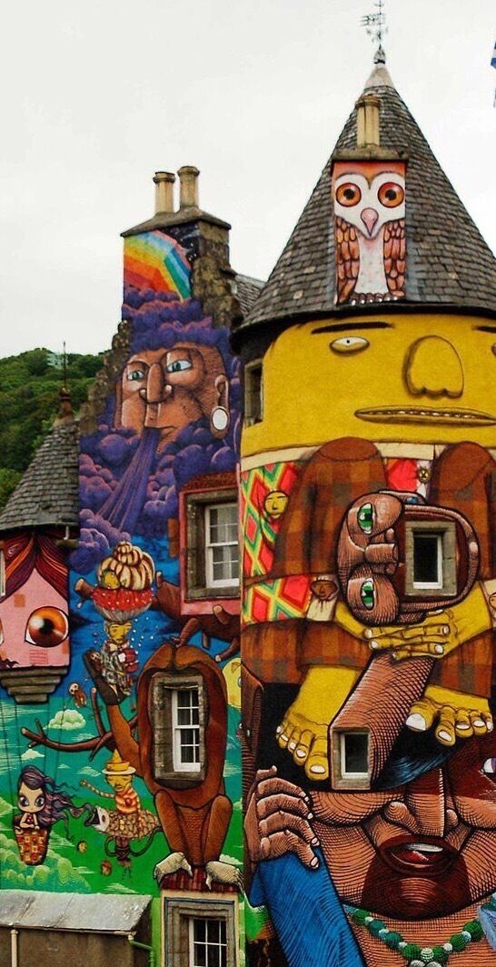 Traditional Scottish castle given a makeover! 