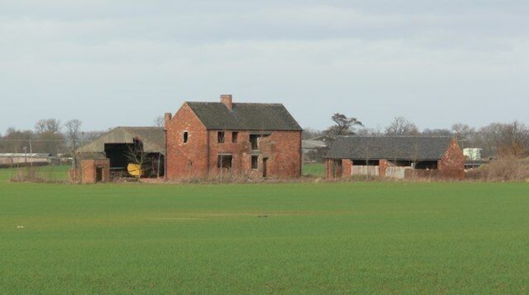 Derelict Barn Farm Located off Drayton Lane near Fenny Drayton in Leicestershire.