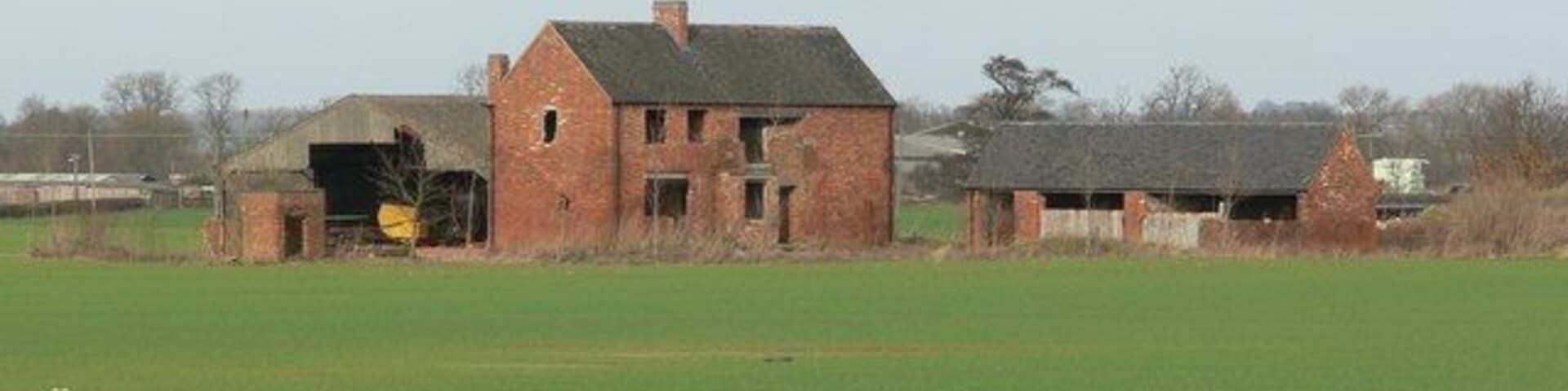 Derelict Barn Farm Located off Drayton Lane near Fenny Drayton in Leicestershire.