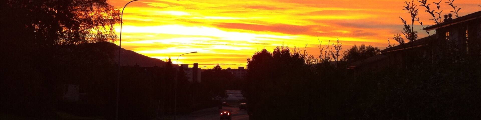 Burning Sky near my home