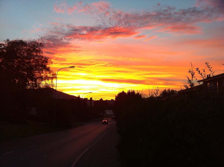 Burning Sky near my home