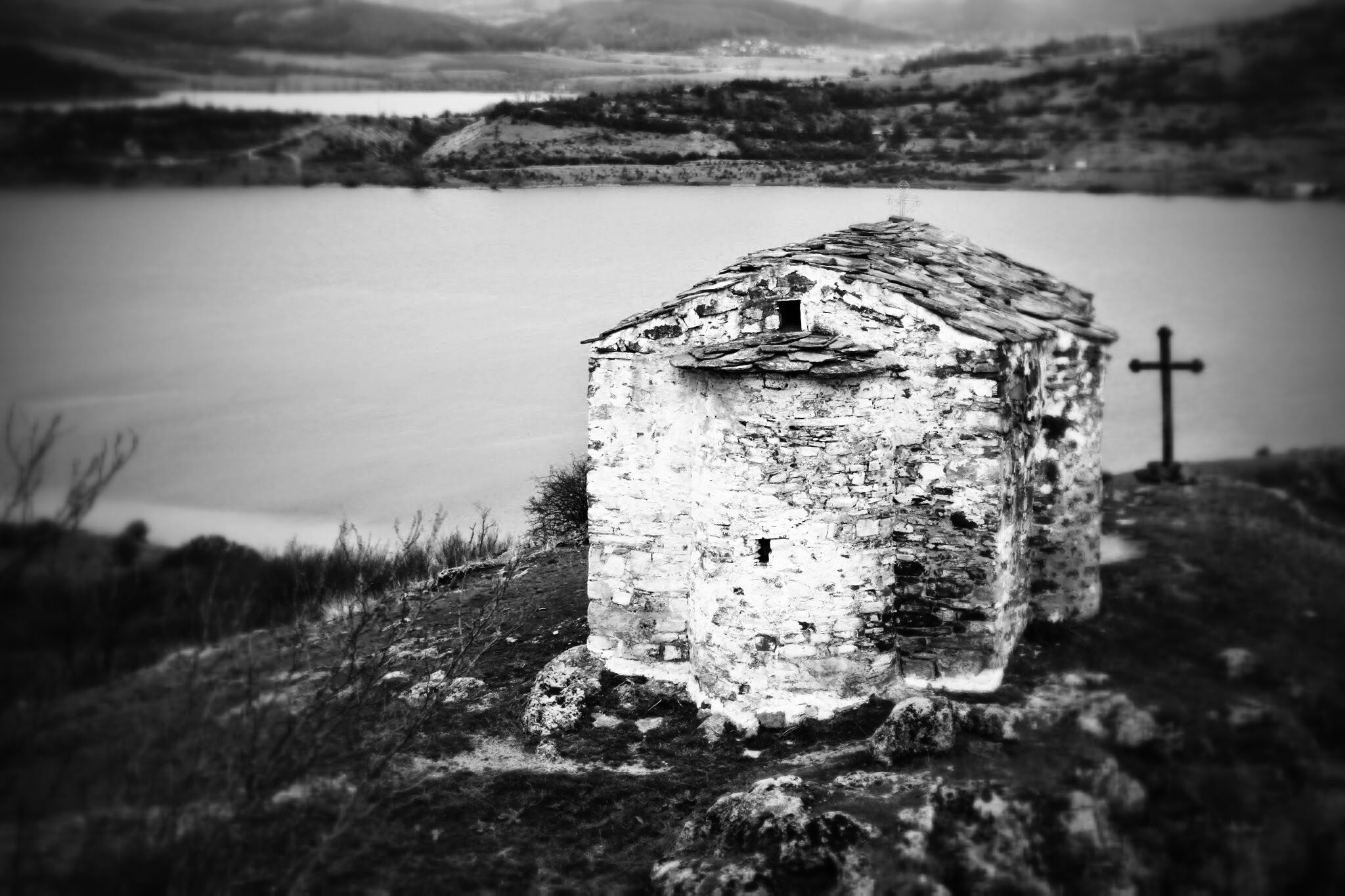 A little ancient church from 13 century, near by Radomir.