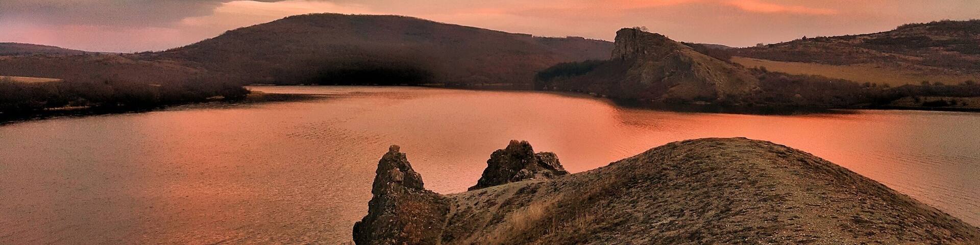 Unbelievable sunset today. We havd gone for rock formations and this was our gift from nature :-)