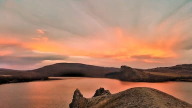 Unbelievable sunset today. We havd gone for rock formations and this was our gift from nature :-)