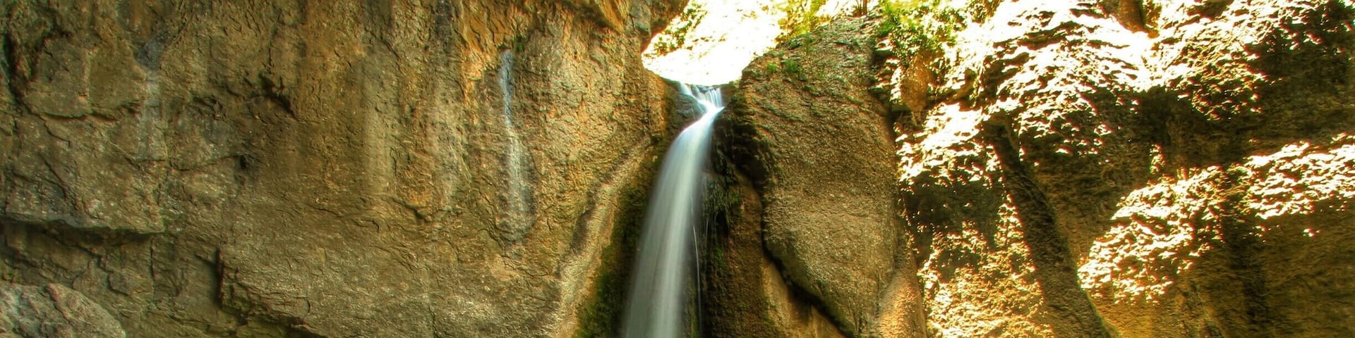 Waterfall in the end of foot path by Emen Canyon, called Moving skok, which is connected with legend of Bulgarian girl, who jumped into the water by more than 50 meters high, because she don't wanted to accept Turkish faith.