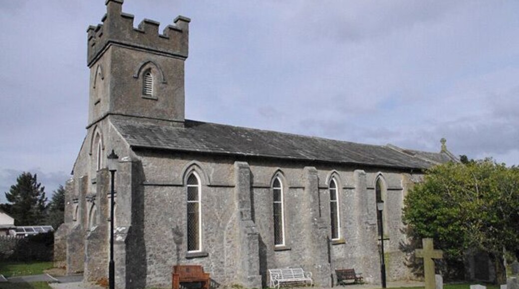 Parish church of St John the Evangelist, Yealand Conyers, Lancashire, seen from the southwest