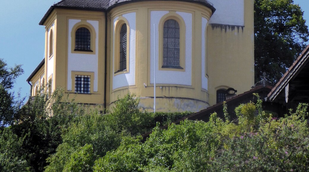 Hohenschäftlarn, Georgskirche von Osten gesehen.