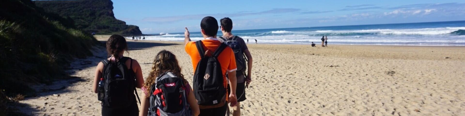 Yesterday was the perfect day for a hike in the Royal National Park, NSW. We parked at Garie Beach, walking a small section of the Coast Walk route and having lunch at the top of the cliff. Be careful going now though! The paths are still very muddy and wet from the storms so bring thick socks and sturdy shoes #australia #hiking #royalnationalpark #beach